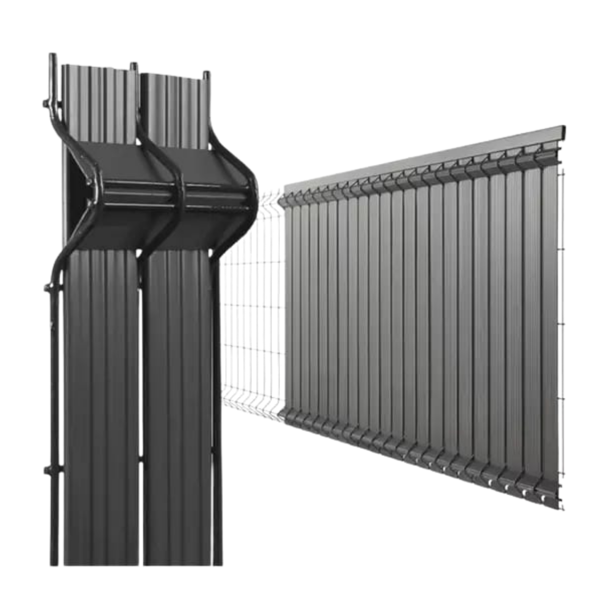 Panel Çit Kaplama – PVC Tel Çit Kaplama – Düz Model